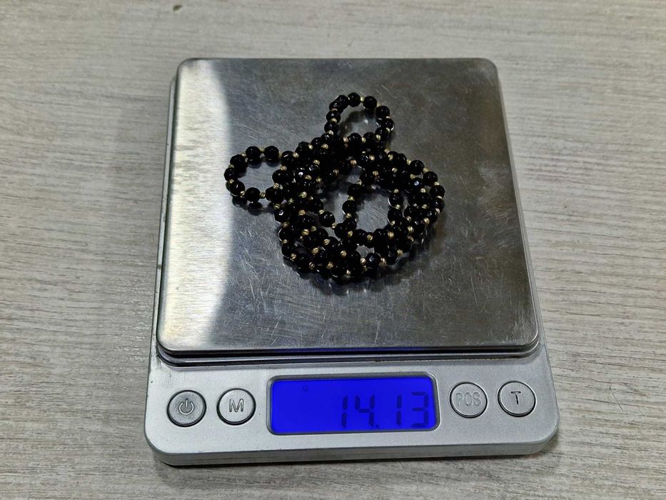 Гердан със златни звена 14К 585 / мъниста / 14.13 гр