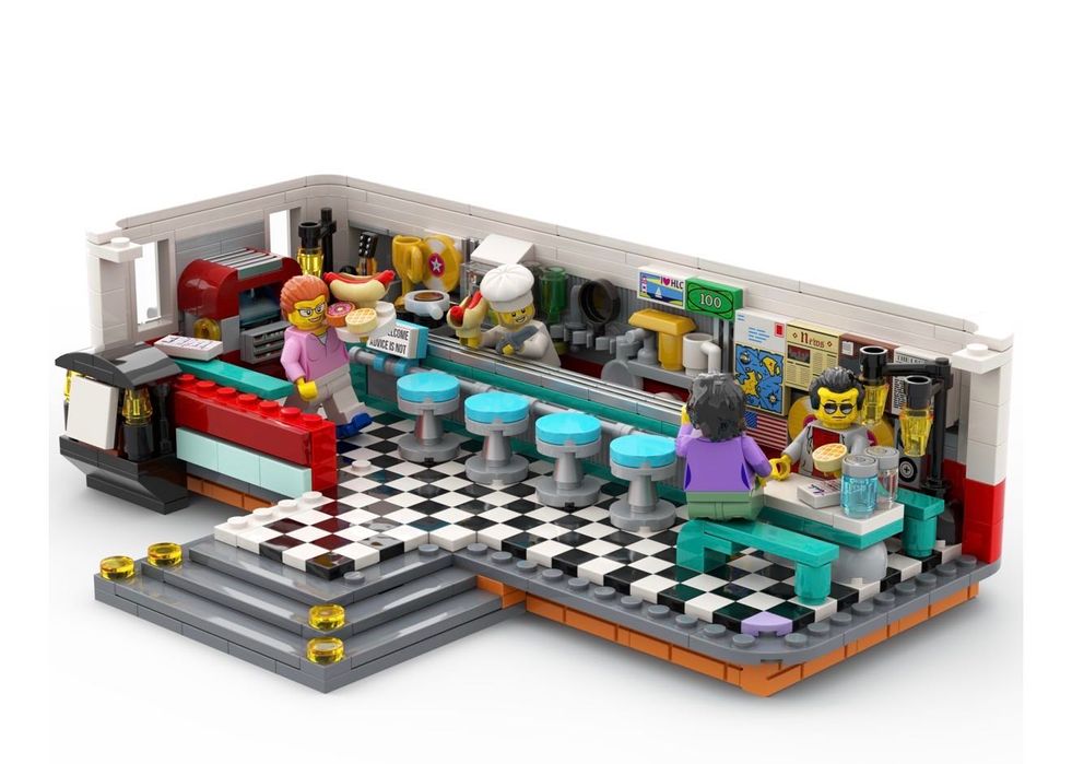 Lego 910011 1950's Diner закусвалня от 50-те