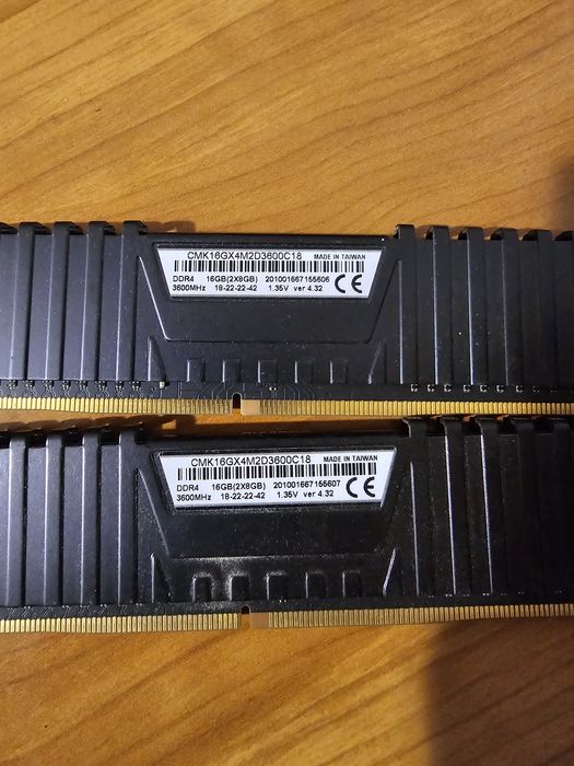 Ram corsair 16gb ddr4 3600mhz cl18