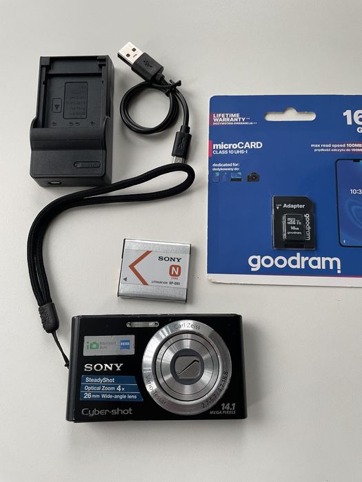 Aparat Foto Digital SONY Cyber-Shot DSC-W320 14.1MP, 16GB, Senzor CCD