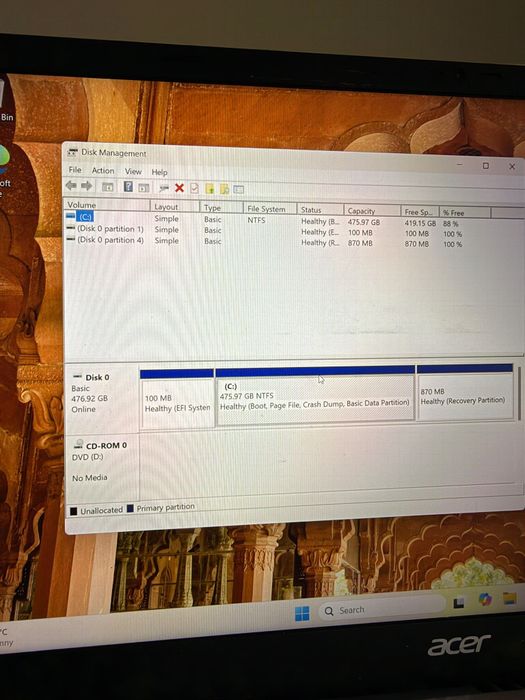 Laptop Acer aspire al15-33p(ctg)