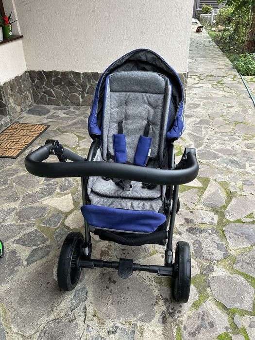 Cărucior Bebetto Vulcano 2-în-1 – ideal portbagaj auto / sezon rece