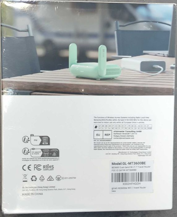 BERYL 7 BE3600 Dual-Band WI FI 7 Travel Router [#10888#]