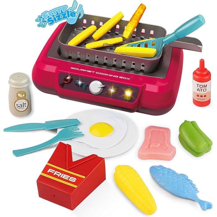 Set de bucatarie cu friteuza electrica, Alimentele schimba culoarea