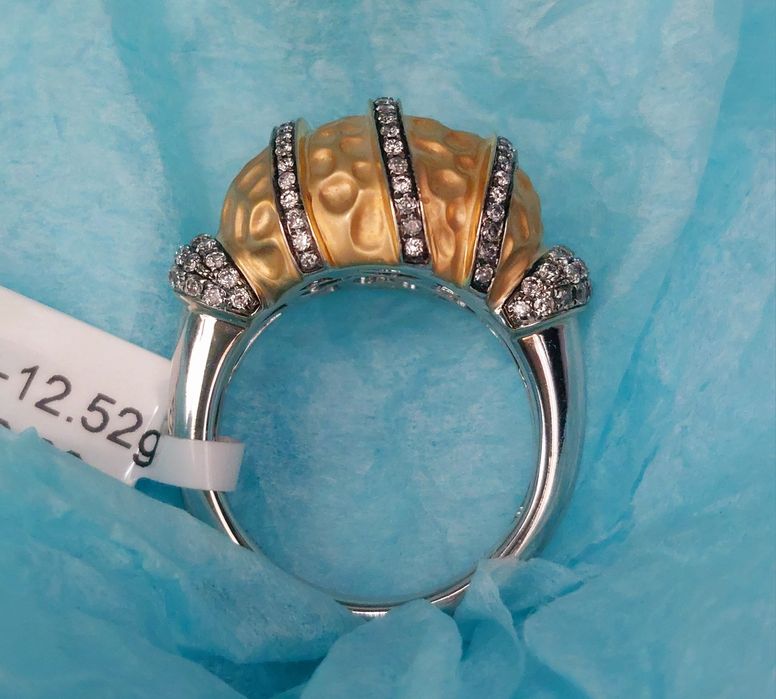 Оригинальное золотое кольцо