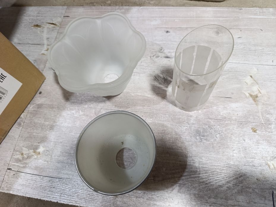 Плафон стекло на светильник люстру бра