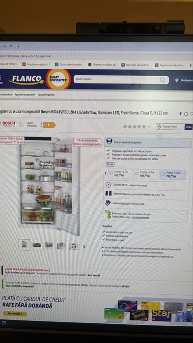 Frigider Bosh incorporabil