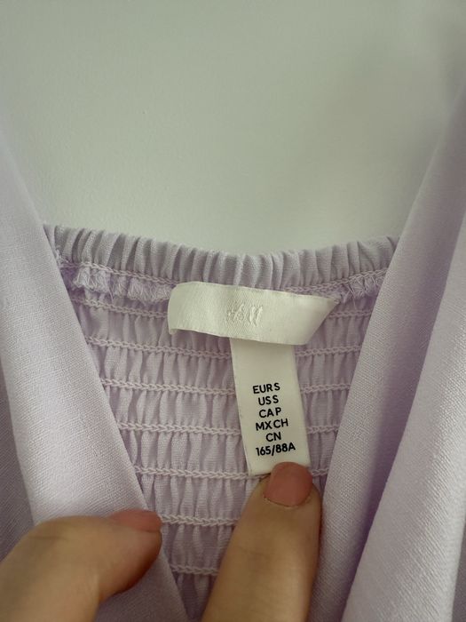 Rochie de plaja culoare lila, H&M, marime S