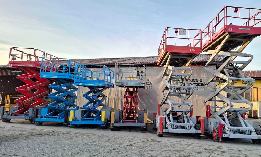 Lot 22 nacele electrice si diesel 17.5m,15m,12m,10m,8m 103.200 euro