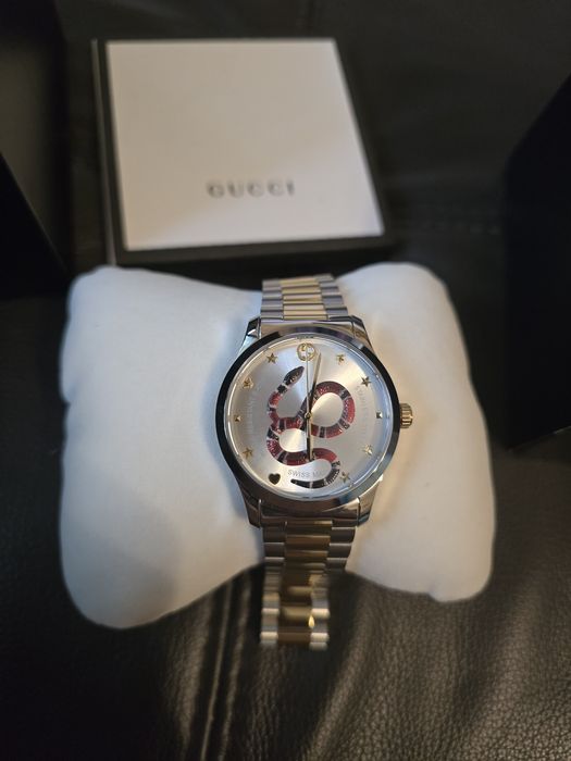 Уникален часовник Gucci snake unisex