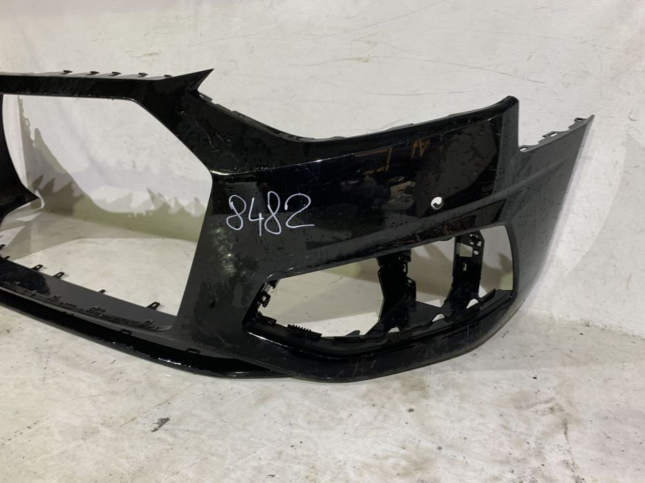 Bara fata Audi A4, B9, facelift, 2020, 2021, 2022, 2023, 2024, cod origine OE 8W0807437AH, cu gauri pentru senzori de parcare (4).