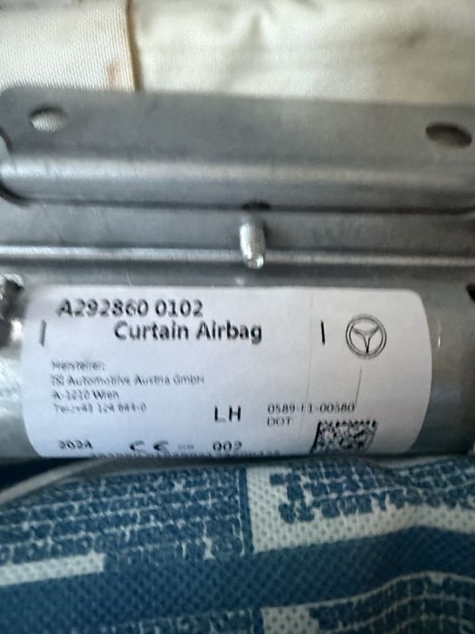 Airbag завеси щори еърбег Mercedes W205 W213 W292 W166 W253 Мерцедес