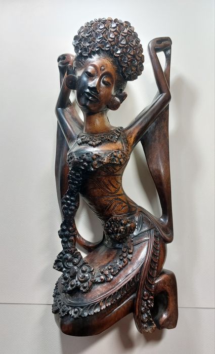 Statuetă lemn Dansatoare Bali