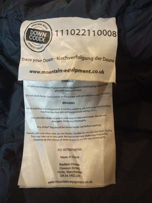 Sac de dormit puf Mountain Equipment Classic 500 Women, ca nou