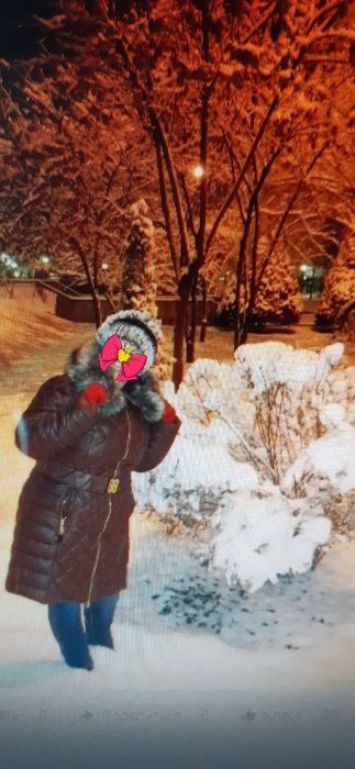 Зимняя теплая куртка 50-52 .