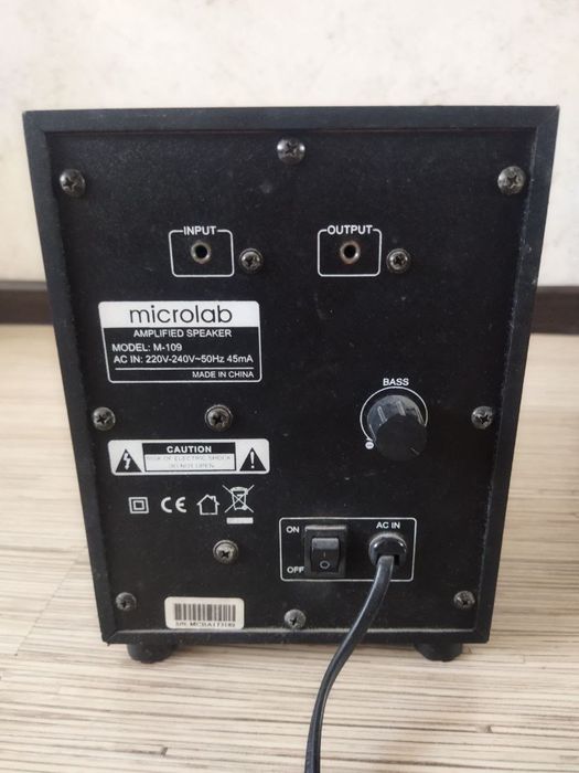 Сапвуфер Microlab колонки