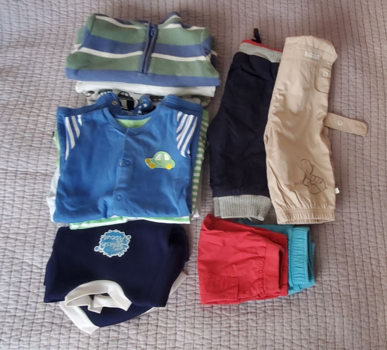 LOT haine baieti 67 cm 3-6 luni (14 piese)