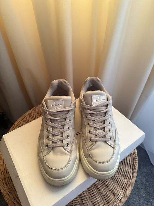 Sneakers Calvin Klein cu sireturi