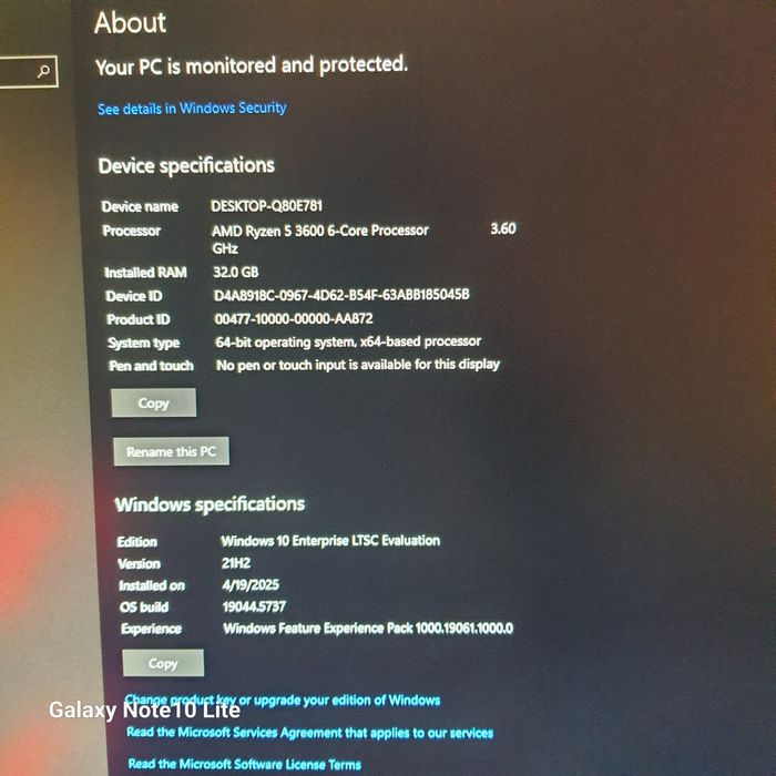 Unitate pc ryzen 5 3600