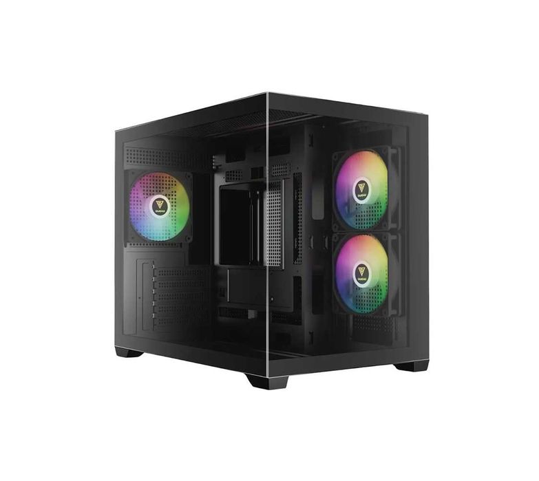 Корпус для ПК Gamdias Aura GC10M — Закаленное стекло и отличный обдув
