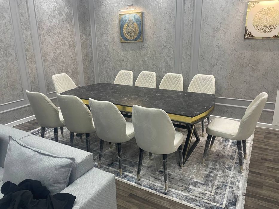 Стол стул 12 персоной