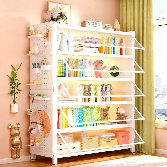 Библиотечный книжный стеллаж / Детский книжный стеллаж