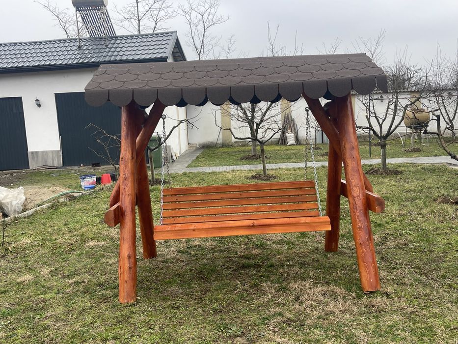Leagan din lemn masiv