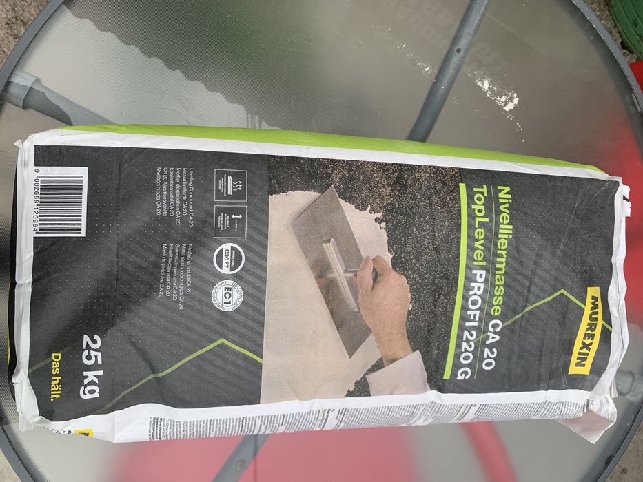 De Vânzare  Nivelliermasse CA 20 TopLevel PROFI 220G Murexim