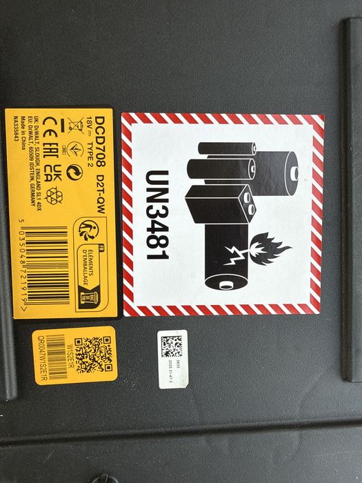 Vind filetanta dewalt DCD708 D2T-QW noua la cutie 2025
