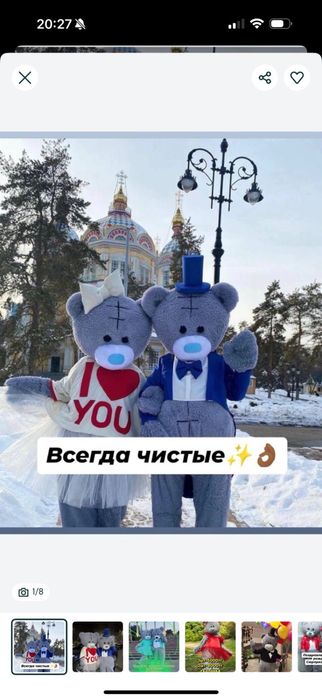 Мишка на прокат Алматы