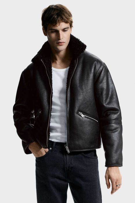 НОВО Яке H&M Teddy-lined jacket XL