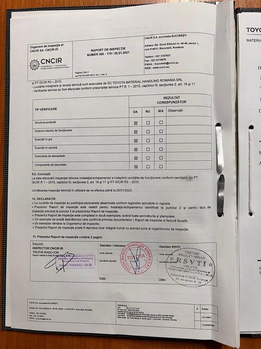 Liza electrica cu catarg Toyota/ schimb cu autoturism