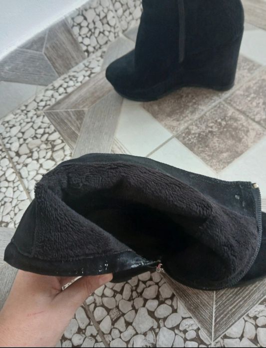 Ghetuțe dama piele intoarsa!Anna Cori!