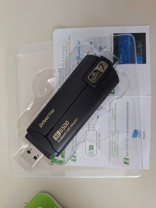 WiFi 7 USB 3.0 Gaming Card Driver 8912AU Chipset BE6500 USB Wireless