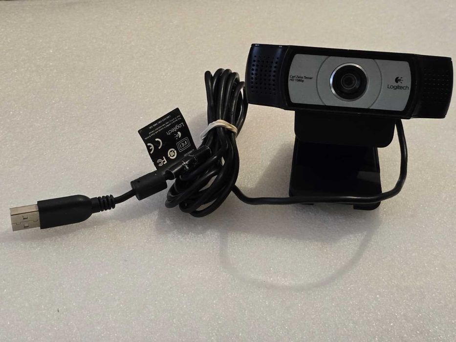 Webcam Logitech C930e Carl Zeiss Tessar Full HD 1080p 2.07MP V-U0031 USB