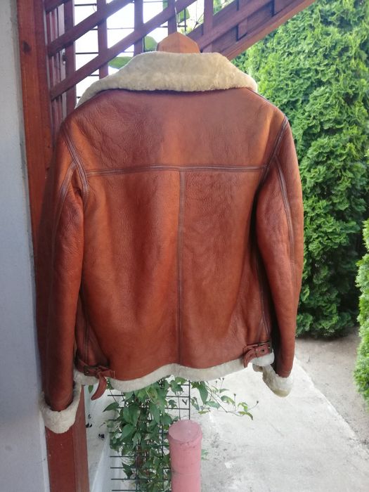 Geaca piele Aviator M Ezkerras cu blana