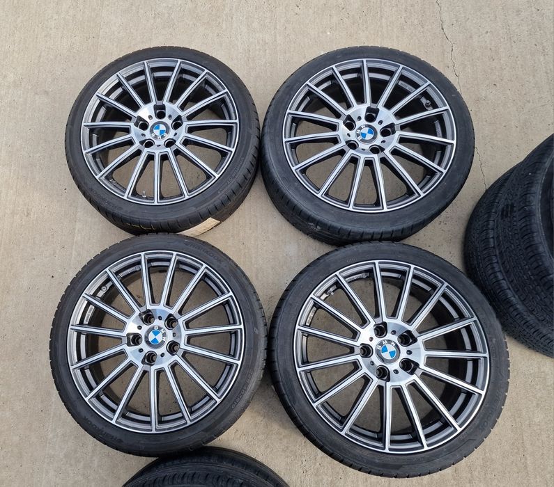Jante aliaj BMW 225/40zR19 anvelope vara  ( HANKOOK ) DOT 2524