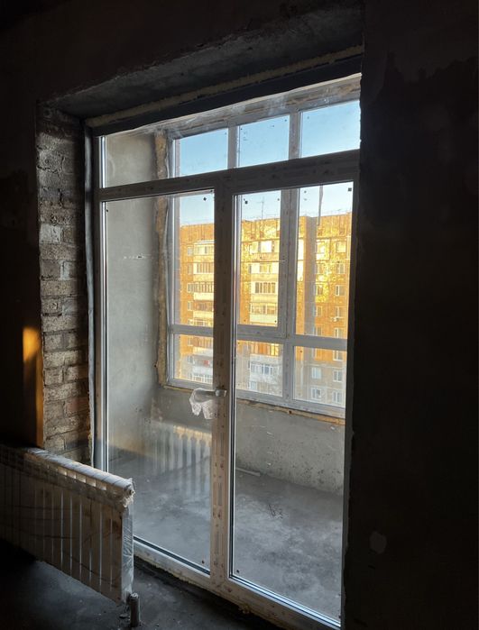 Балконный блок со стеклами