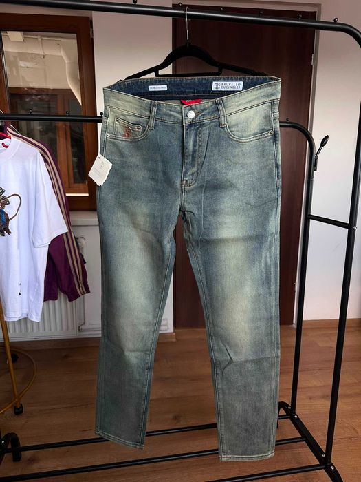 Blugi Bărbați Brunello Cucinelli Blue | Mărimea 31 | Denim Premium | Noi