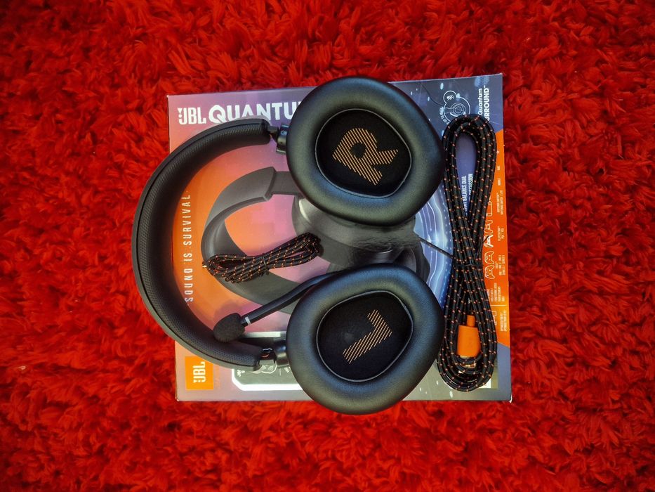 Casti Gaming JBL Quantum 400, Multiplatforma, 3.5mm, negru