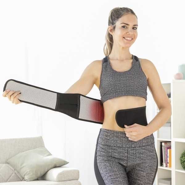 Centura lombara termica, cu turmalina, ajustabila, unisex - NOU