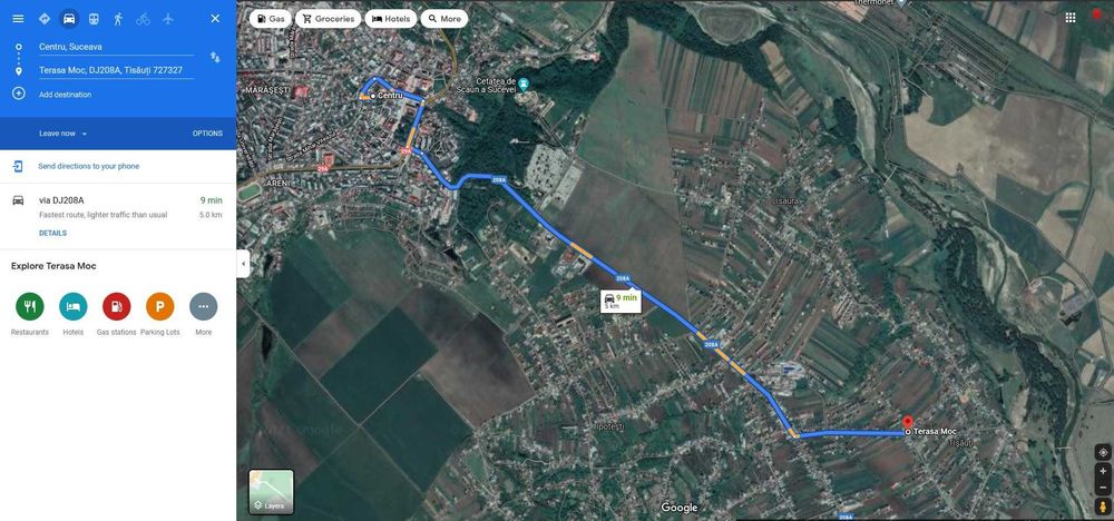 Vând teren în Tisauti (Tișăuți), comuna Ipotesti, județul Suceava