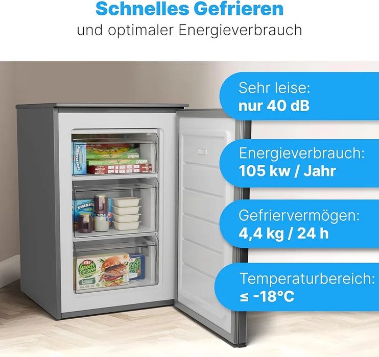 Нов малък фризер Боман/Bomann 87 л