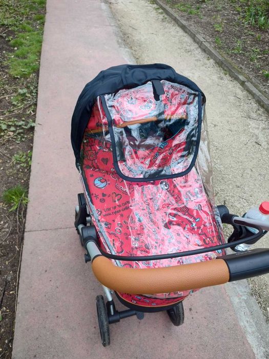 Зимен кош Cybex Cot s gold FE VALUES FOR LIFE Love red и подаръци