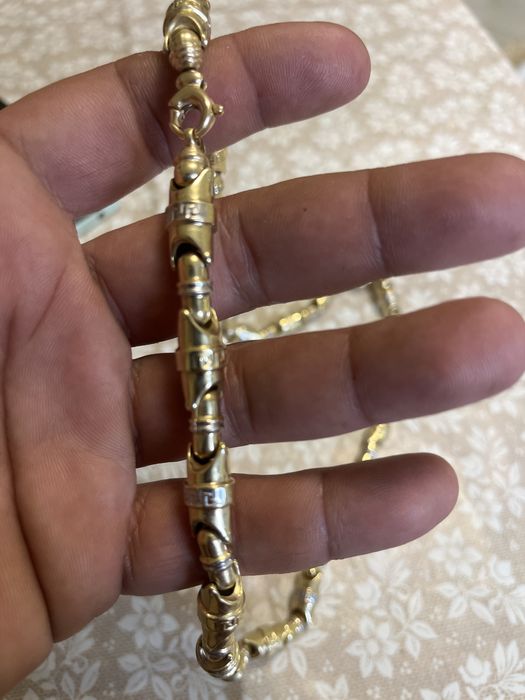 Златен  мъжки ланец