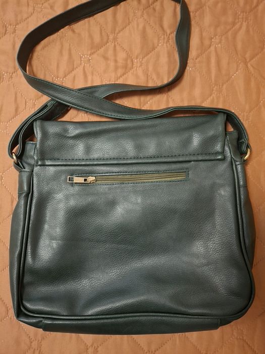 Дамска чанта, зелена