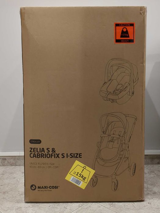 Бебешка количка Maxi-Cosi Zelia S Trio 3в1 ЧИСТО НОВА CabrioFix i-Size