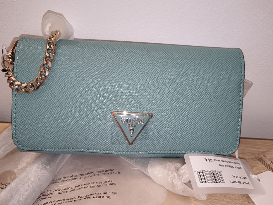 Geanta Guess turcoaz