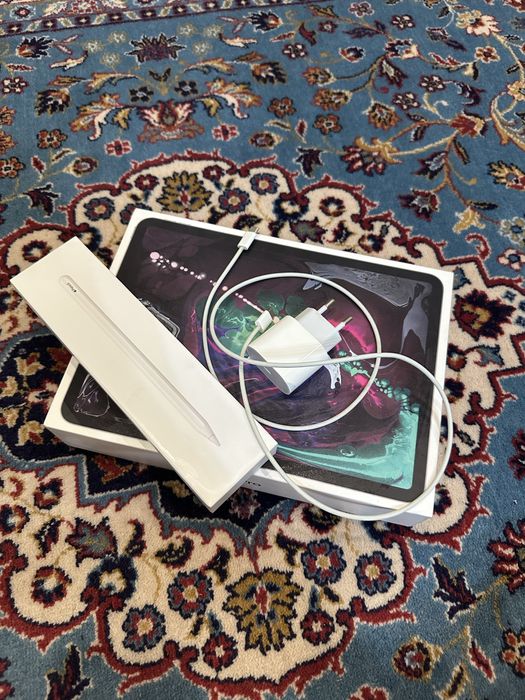 iPad Pro 11” 64GB + Apple Pencil 2, полная комплектация+чехол