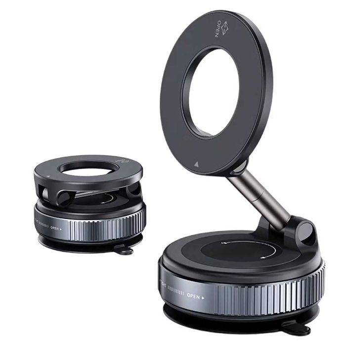 K007 telefon ushlagich magnit + vacuum 360° aylanish MagSafe